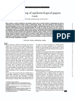 Critical Reading of Epidemiological Papers: A Guide