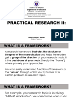 Lesson 6 Research Framework