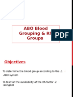 ABO & RH Blood Group