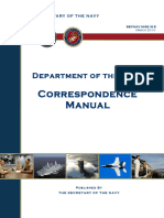 SECNAV M-5216.5 Navy Correspondence Manual