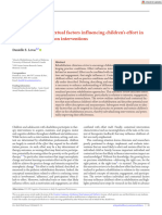 Develop Med Child Neuro - 2023 - Levac - Individual and Contextual Factors Influencing Children S Effort in Pediatric