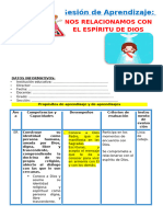 3° Sesión Día 2 Rel Nos Relacionamos Con El Espíritu de Dios