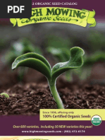 High Mowing Organic Seeds 2012 Catalog