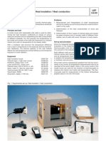 LEP 3.6.03 Heat Insulation / Heat Conduction: Related Topics Problems