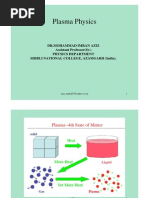 Plasma Physics by Dr. Imran Aziz