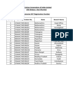 Statewise GST No Cotton Corp