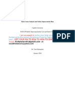 NURS-FPX4020 Assessment 2 Root-Cause Analysis and Safety Improvement