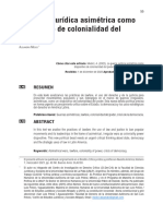 3 El Otro Derecho 60 La Guerra Juridica Asimetrica Como Dispositivo de Colonialidad Del Poder