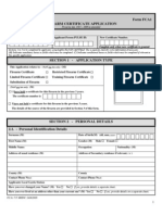 Form FCA1