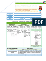 Sesiones de Aprendizaje - Semana 3-LEYENDA