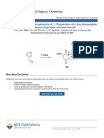 Ylva E. Bergman, Roger Mulder and Patrick Perlmutter - Total Synthesis of 20-Norsalvinorin A. 1. Preparation of A Key Intermediate