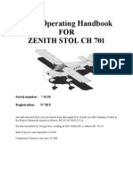 Pilots Operating Handbook: FOR Zenith Stol CH 701