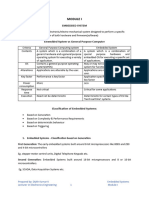 EMBEDDED SYSTEM NOTES-Module I