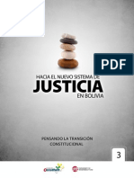 Hacia El Nuevo Sistema de Justicia en Bolivia