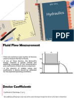 BCE 314 Lecture 11 Fluid Flow Measurement