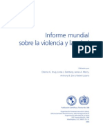 OMS - Informe Sobre Violencia - Enfoque Epidemiológico