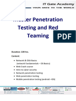 Master Penetration Testing and Red Teaming