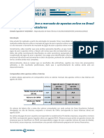 Análise Técnica Sobre o Mercado de Apostas Online No Brasil e o Perfil Dos Apostadores