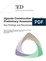 Uganda Country Report - Construction Capacity