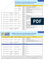 JEE Adv Nurture Schedule and Syllabus