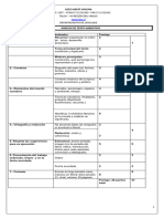 Pauta de Evaluación Informe de Lectura Comprensiva