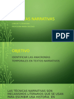 Técnicas Narrativas