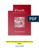 Proofs A Long-Form Mathematics Textbook