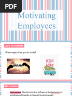 PPT9Motivating Employees