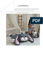 Bunny Rug Pillow