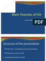 Main Theories of FDI