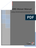 DDRS Waiver Manual 2011