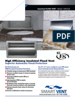 Flood Vent Model 1540-520 Spec Sheet