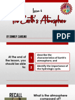 Earth Science SHS Q1 Lesson 4 - Earth's Atmosphere