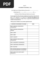 Form Statement of Affairs Form No. 77 of Insolvency (Amendment) Rules 2023