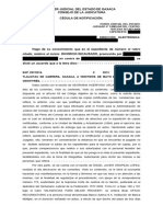 Acuerdo en Juicio de Divorcio Incausado