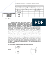 Thermodynamic Experiment