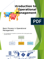 DEJ40052 1.0 Introduction To Operational Management