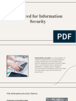 The Need For Information Security