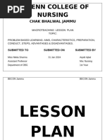 LESSON PLAN PBLR