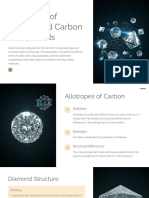 Allotropes of Carbon and Carbon Compounds