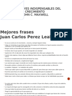 Mejores Frases Las 15 Leyes Indispensables Del Crecimiento John C Maxwell JUAN PEREZ