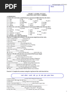 Anh 7 Global PRACTICE TEST UNIT - 1