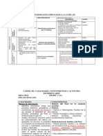 Programación Anual HGE - 1er Año - 2011.2