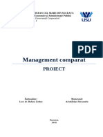 Proiect Management Comparat