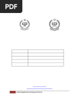 CSC-491L - Mobile Application Development Lab Manual Ver 2.0