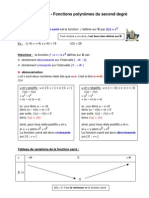 Fonction Carré - Polynômes Du Second Degré (2nde)