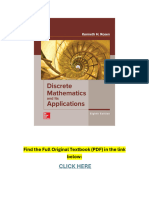 Discrete Mathematics and Its Applications 8th Edition PDF