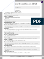 Medical Student Amnesia USMLE Step 1 - Flash Cards by CueFlash