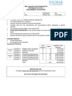 CM231.MAC Question CMA January 2022 Examination