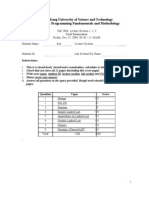 Hong Kong University of Science and Technology COMP104: Programming Fundamentals and Methodology